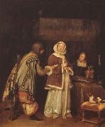 TERBORCH, Gerard The Letter (mk08) Spain oil painting artist